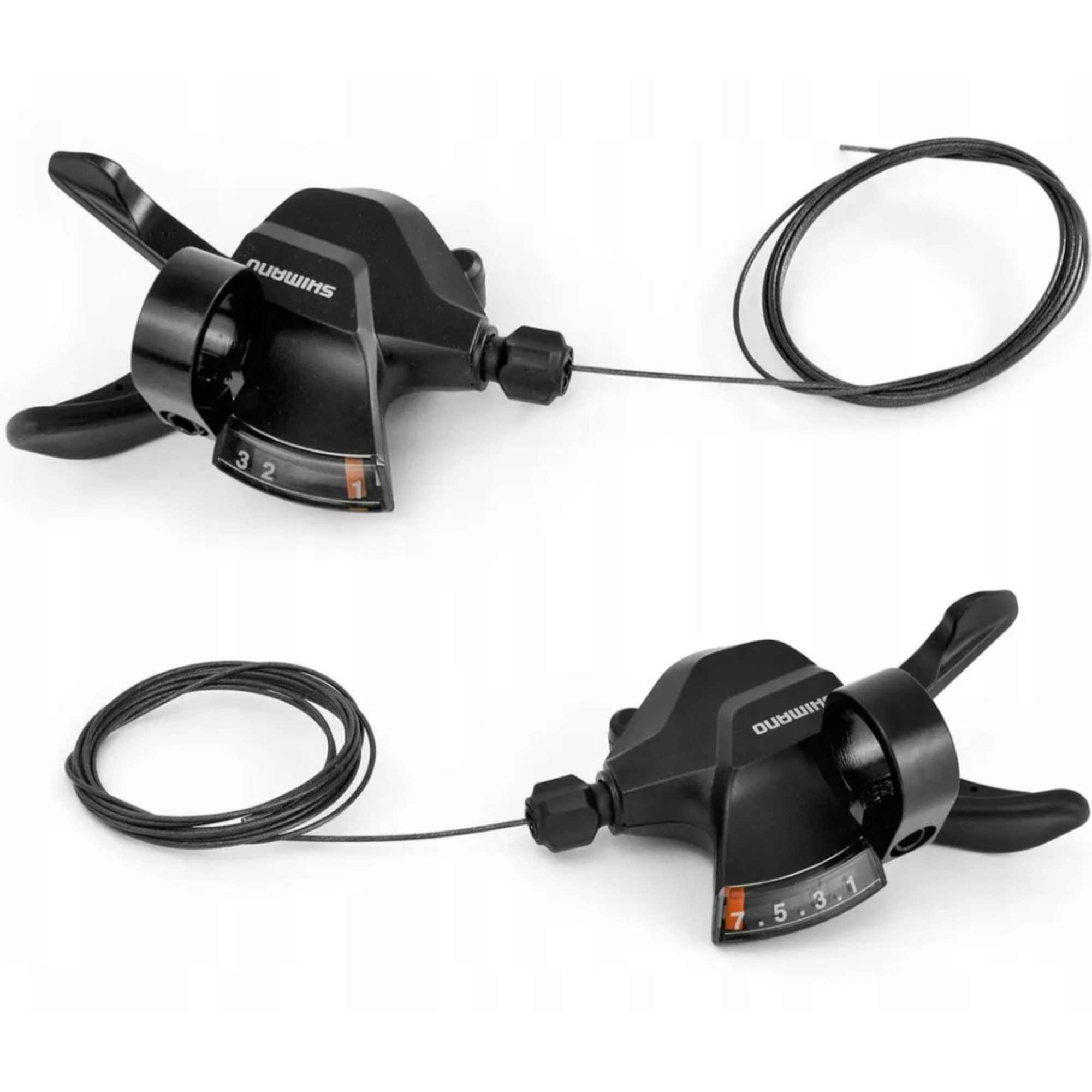 Запчасть Shimano Манетка (шифтер) SHIMANO Acera SL-M315, ПАРА (3+7) или (3+8), трос 2050 мм