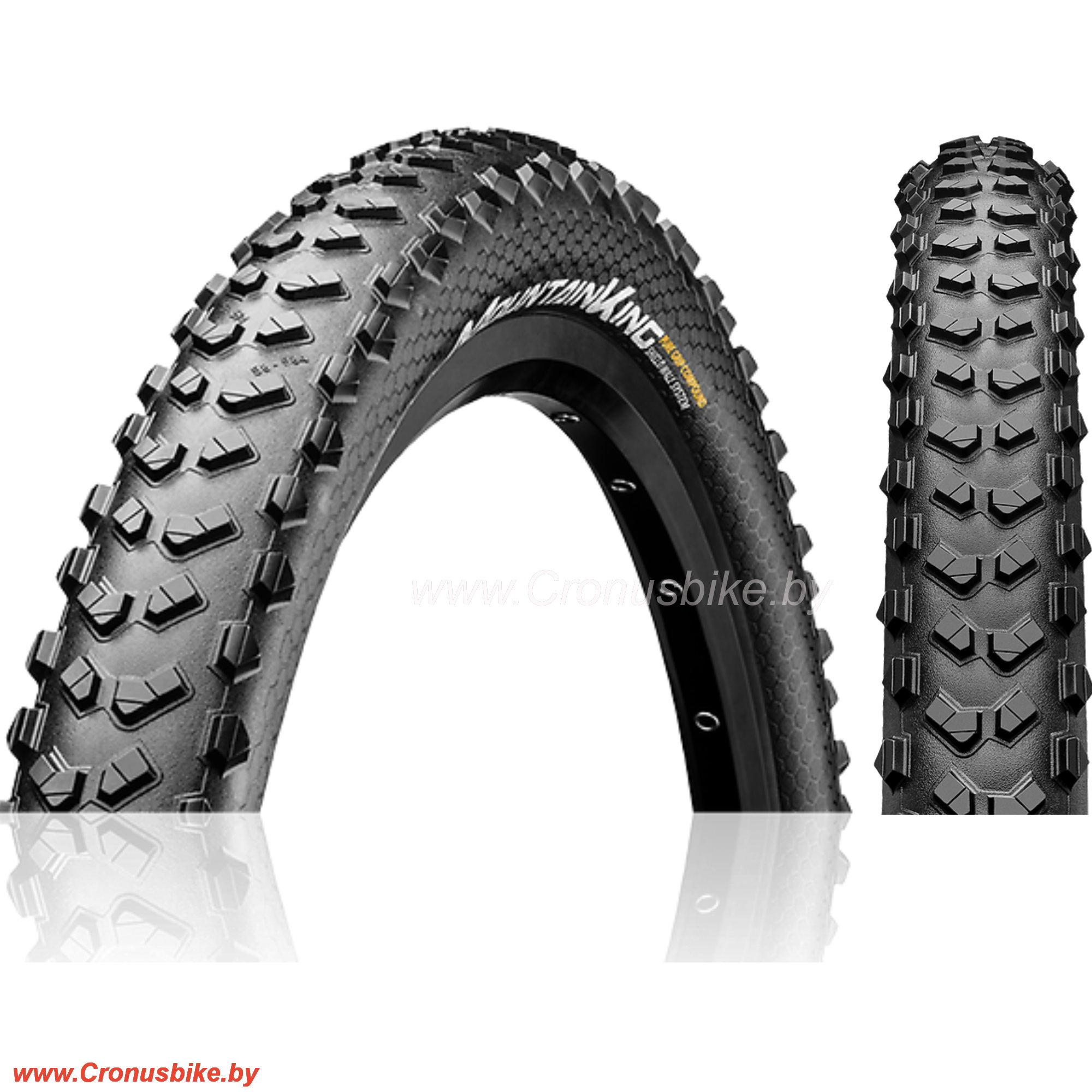 Запчасть Continental Велопокрышка 29x2.3 Continental Mountain King,  3/180Tpi 810гр