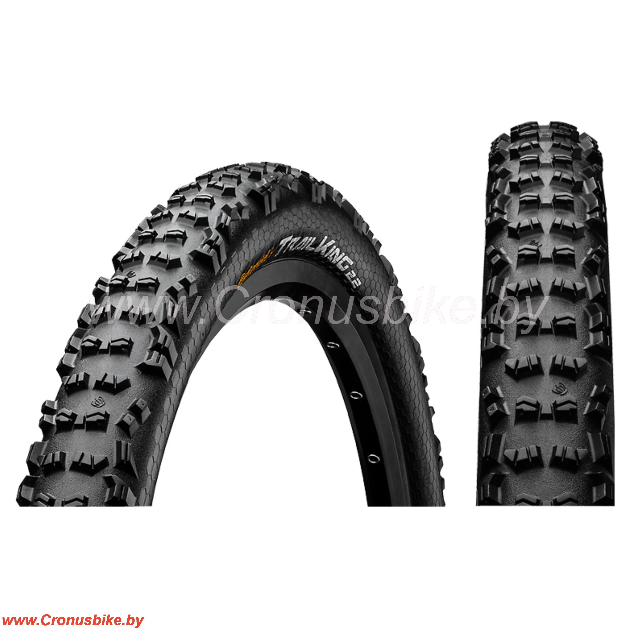 Запчасть Continental Велопокрышка 26x2.4 (60-559) Continental Trail King   3/180Tpi 865гр.