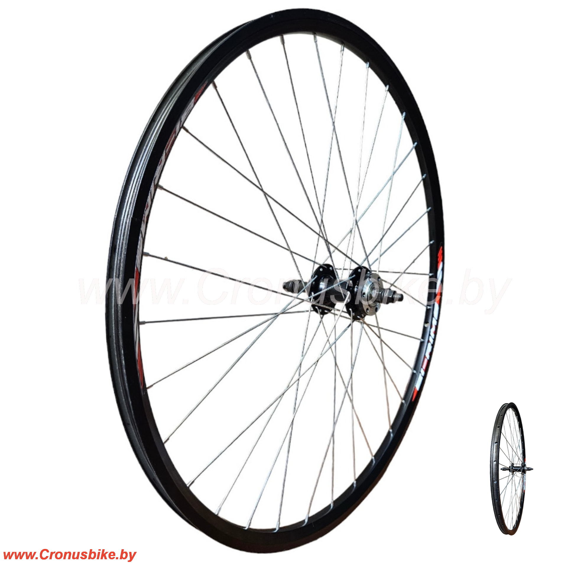 Запчасть * Колесо заднее Trek 28-29, трещотка, Disk, GD- LA-035, гайки (черный) (арт. 0245-061)