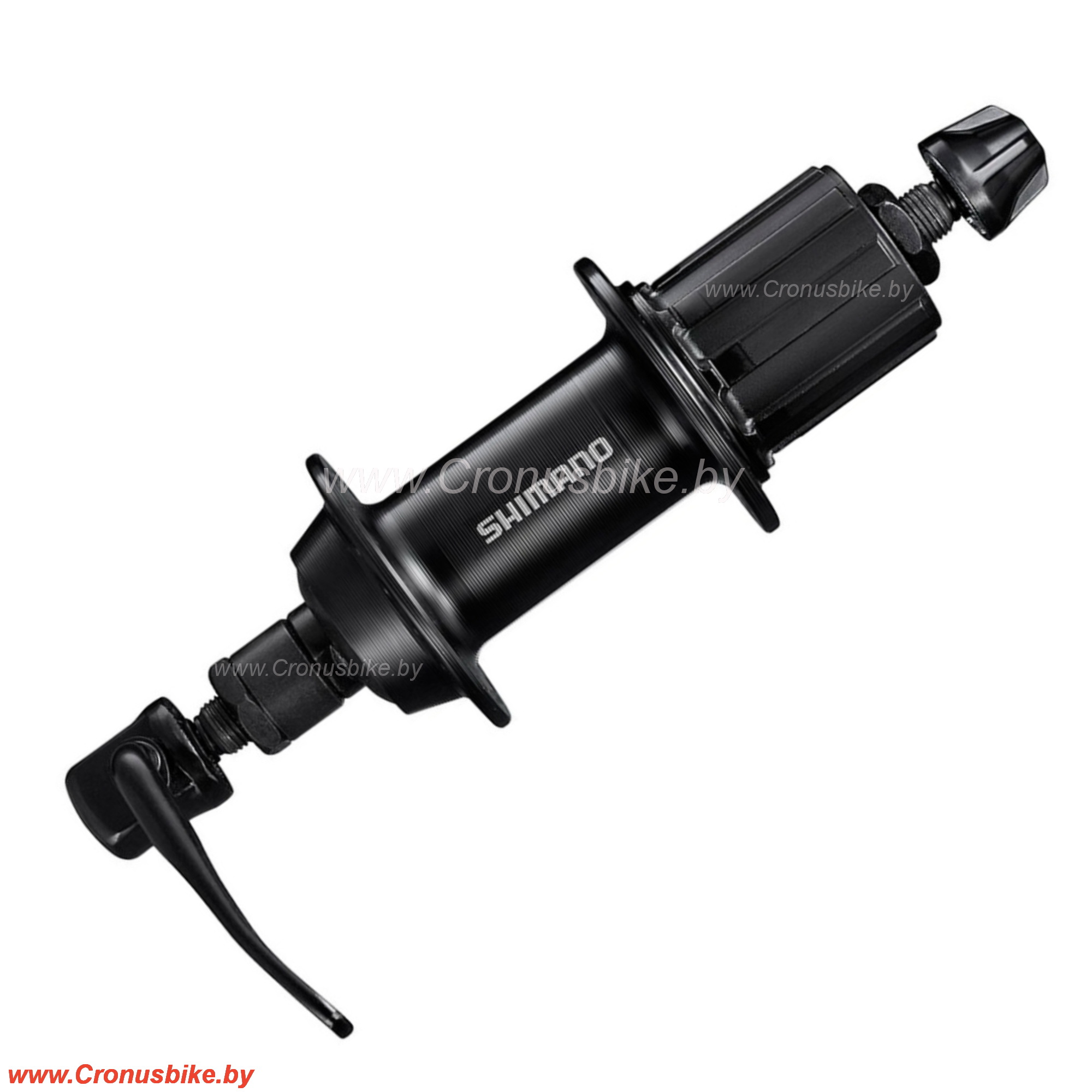 Запчасть Shimano Втулка задняя  Shimano TX500 36Н,v-br, эксц. под касс. 7-11 скор. алюм. чёрн.
