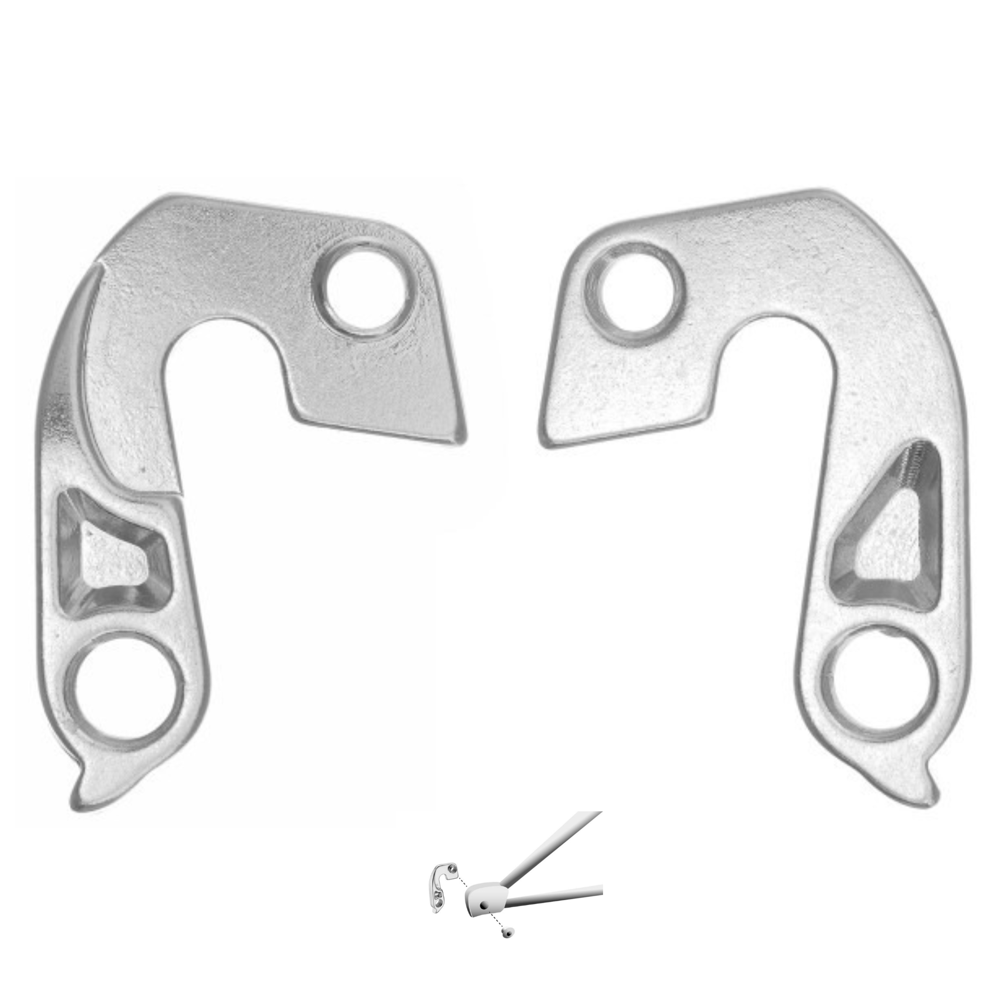 Запчасть * Сменный наконечник рамы,  дропаут (петух)  7I-1(болт M8) Specialized
