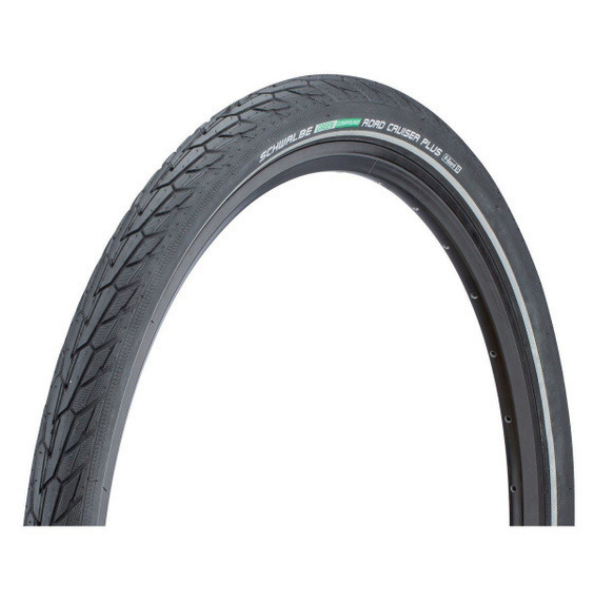 Запчасть Continental Велопокрышка 700x35C  28x1.6 (37-622), ROAD CRUISER PLUS, PunctureGuard, 820гр, Black-Reflex, светоотражающая полоса